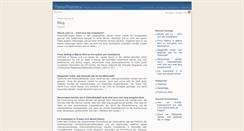 Desktop Screenshot of blog.thema-finanzen.de