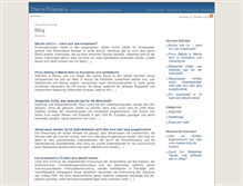 Tablet Screenshot of blog.thema-finanzen.de